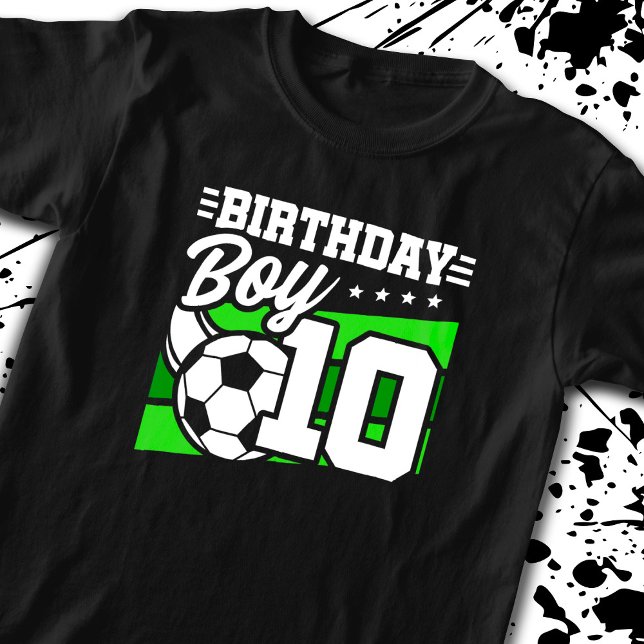Fußball Geburtstag - 10-jähriger Junge - 10. Gebur T-Shirt (Von Creator hochgeladen)