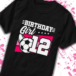 Fußball Geburtstag 12 Jahre Altes Mädchen 12. Gebu T-Shirt