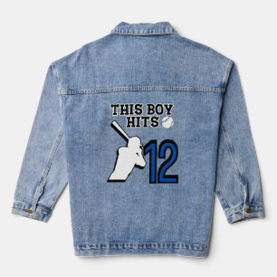 Fußball Geburtstag - 12-jähriger Junge - 12. Gebur Jeansjacke