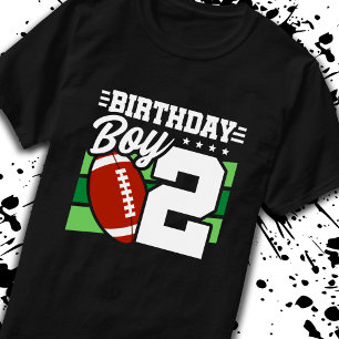 Fußball Geburtstag 2 Jahr Junge 2. Geburtstag T-Shirt