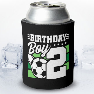 Fußball Geburtstag - 2 Jahre alter Junge - 2. Gebu Dosenkühler
