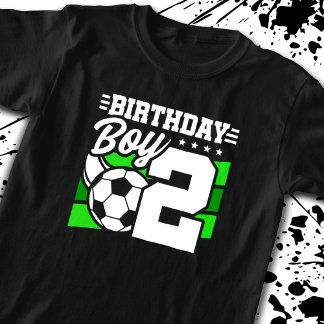 Fußball Geburtstag - 2 Jahre alter Junge - 2. Gebu T-Shirt