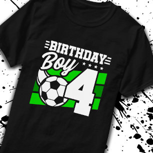 Fußball Geburtstag - 4 Jahre alter Junge - 4. Gebu T-Shirt