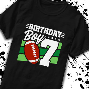 Fußball Geburtstag 7 Jahre Junge 7. Geburtstag T-Shirt