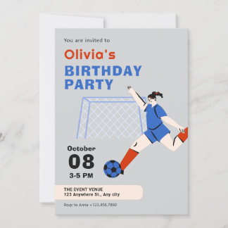 Fußball-Geburtstag Einladung