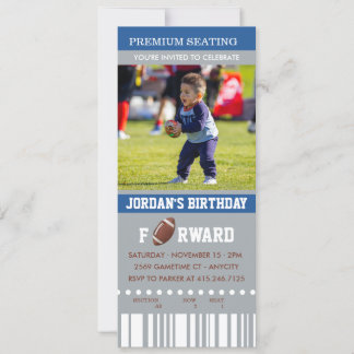 Fußball Geburtstag | Foto Birthday Einladung
