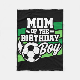 Fußball Geburtstag - Geburtstag Mama - Jungen Fußb Fleecedecke