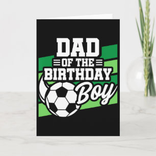 Fußball Geburtstag - Geburtstag Papa - Jungen Fußb Karte