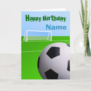 Fußball Geburtstag Karte