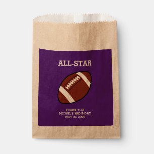 Fußball-Geburtstags-Bevorzugungs-Taschen Geschenktütchen