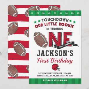 Fußball-Geburtstags-Einladungs-Fußball-1. Einladung