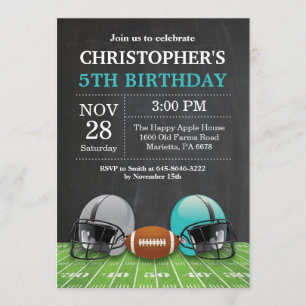 Fußball-Geburtstags-Einladungs-Geburtstags-Party Einladung