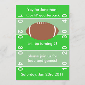 Fußball-Geburtstags-Party Einladung
