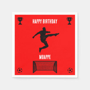 Fußball Geburtstagsbanner Serviette