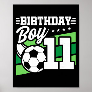Fußball-Geburtstagsfeier - 11-jähriger Junge - 11. Poster