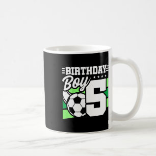 Fußball-Geburtstagsfeier für Kinder - 5-jähriger J Kaffeetasse