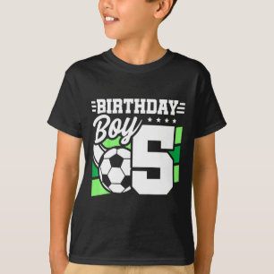 Fußball-Geburtstagsfeier für Kinder - 5-jähriger J T-Shirt
