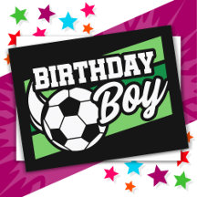 Fußball Geburtstagsfeier Kinder Geburtstagsjunge