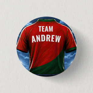 Fußball-Geburtstagsfeier-Team-Button Button