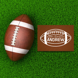 Fußball Geburtstagskarte Dankeskarte