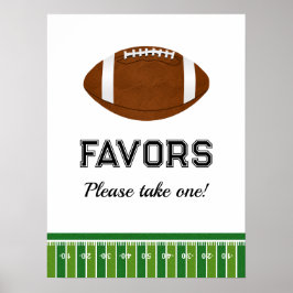 Fußball-Geburtstagspartei | Favoriten Bitte nehmen Poster