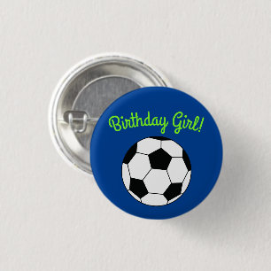 Fußball-Geburtstagsparty Button