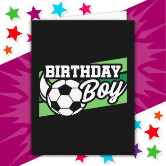 Fußball Geburtstagsparty Kindergeburtstag Boy Karte