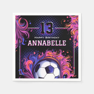 Fußball-Geburtstagsparty Serviette