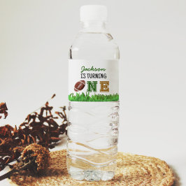 Fußball Geburtstagsparty Wasserflasche Etikett
