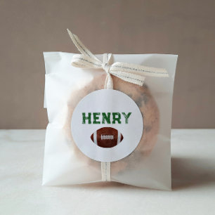 Fußball-Geburtstagsticker Runder Aufkleber