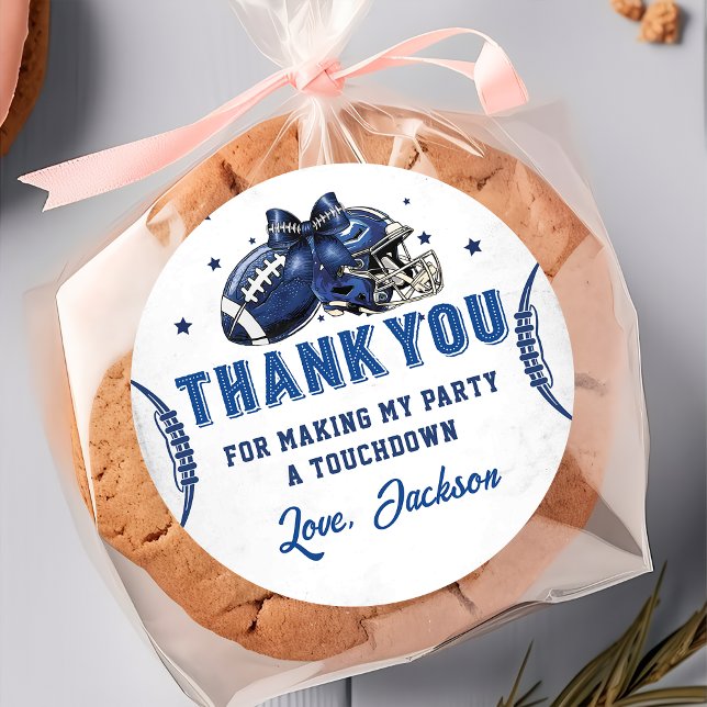 Fußball-Geburtstagsticker Runder Aufkleber (Von Creator hochgeladen)