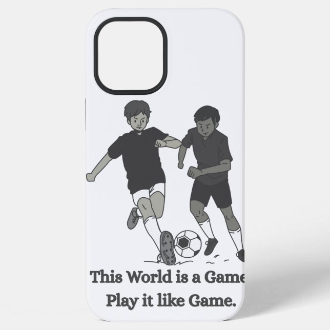 Fußball-Geist Grafik-Handyhülle iPhone Hülle (Rückseite)
