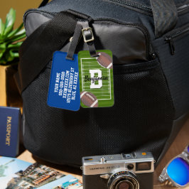 Fußball Gepäckanhänger