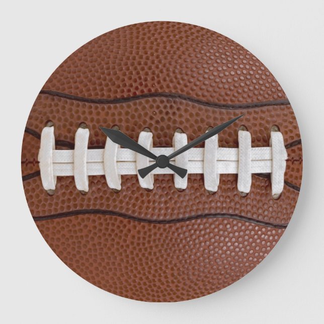 Fußball-Geschenk Idee Fußball Große Wanduhr (Vorderseite)