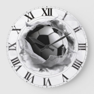 FUSSBALL-GESCHENK-IDEEN GROßE WANDUHR