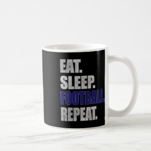 Fußball-Geschenk S essen Schlaf Fußball für Männer Kaffeetasse