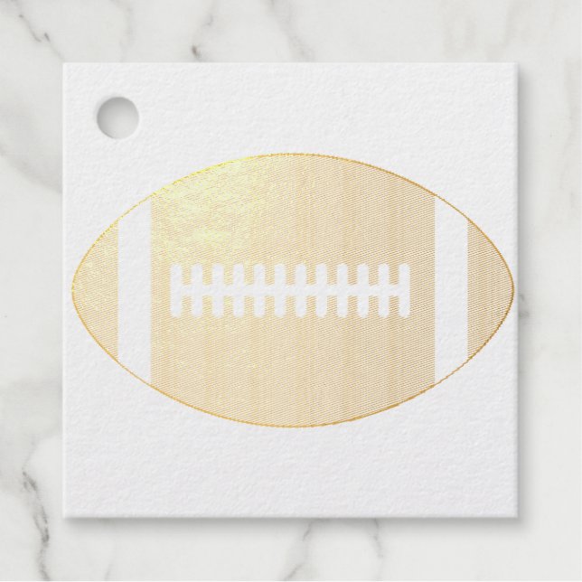 Fußball Geschenkanhänger (Vorderseite)