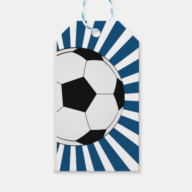 Fußball-Geschenkartikel Geschenkanhänger (Vorderseite)