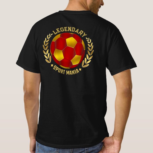 Fußball-Geschenke T-Shirt (Rückseite)