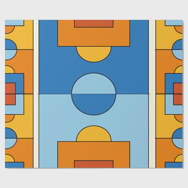 Fußball Geschenkpapier (Flach)