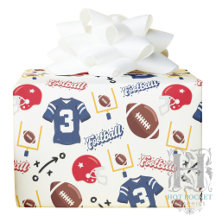 Fußball-Geschenkpapier