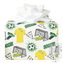 Fußball-Geschenkpapier