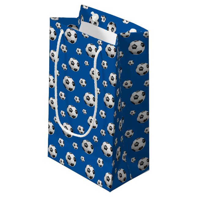 Fußball-Geschenktasche Kleine Geschenktüte (Vorderseite Schrägansicht)