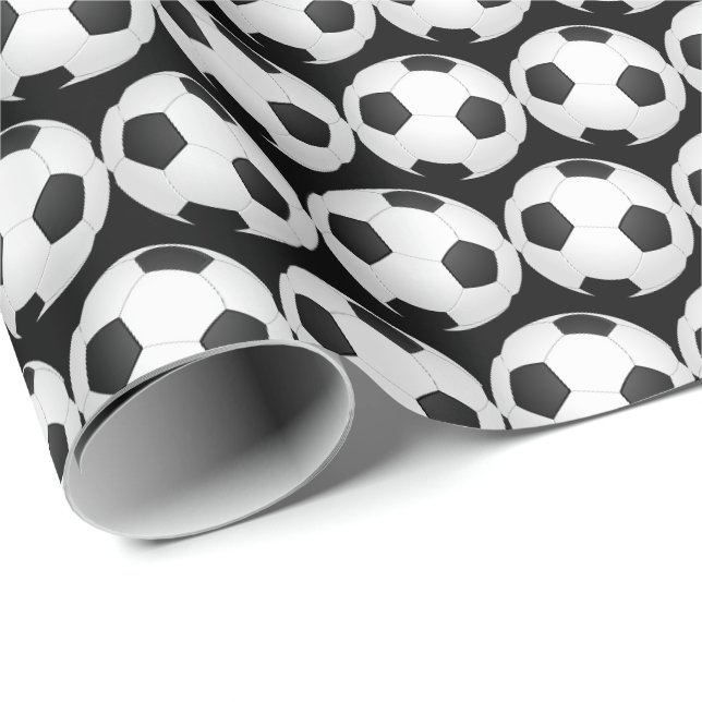 Fußball Geschenkverpackungspapier Geschenkpapier (Rolleneckpunkt)