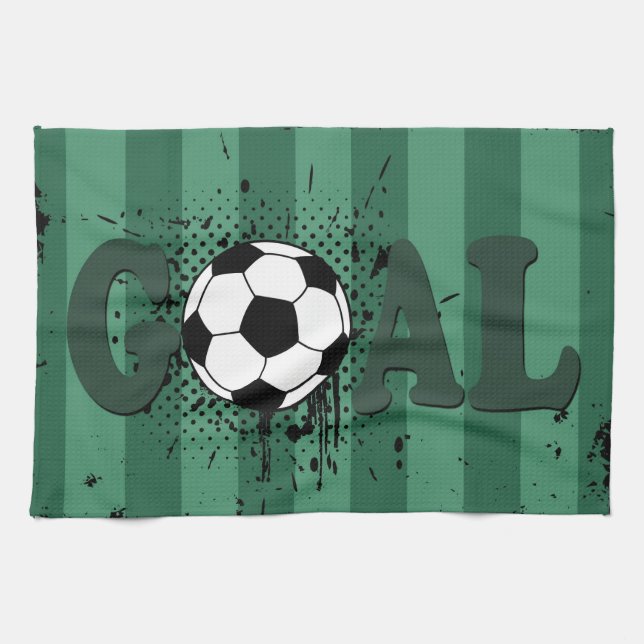Fußball Geschirrtuch (Horizontal)