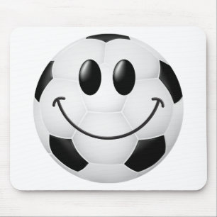 Fußball-Gesicht Mousepad