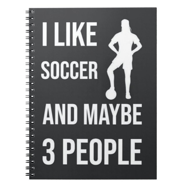 Fußball-Girls geben Geschenke für ihr Spielsportfu Notizblock (Vorderseite)