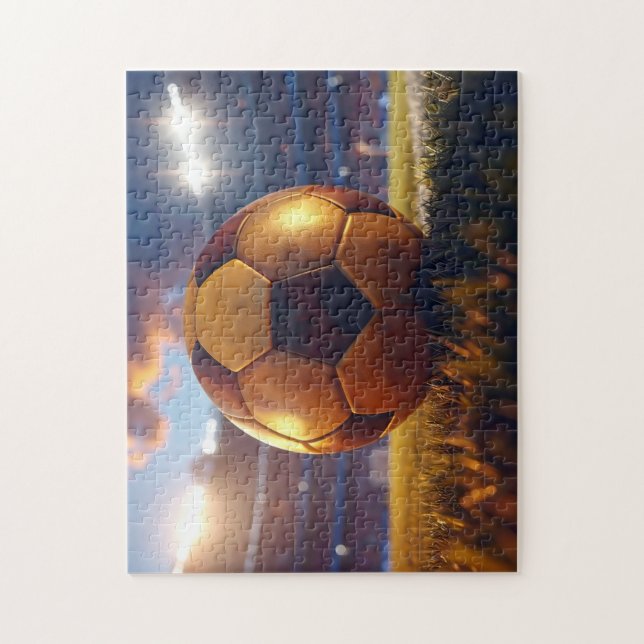 Fußball - Goldener Ball Puzzle (Vertikal)