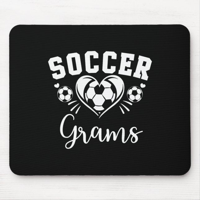 Fußball-Grams Fußball-Herz  Mousepad (Vorne)