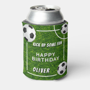 Fußball Gras Sport Geburtstag Dosenkühler